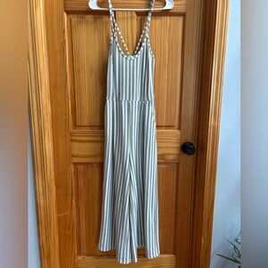 Striped Sleeveless Jumpsuit 🫶🏽
